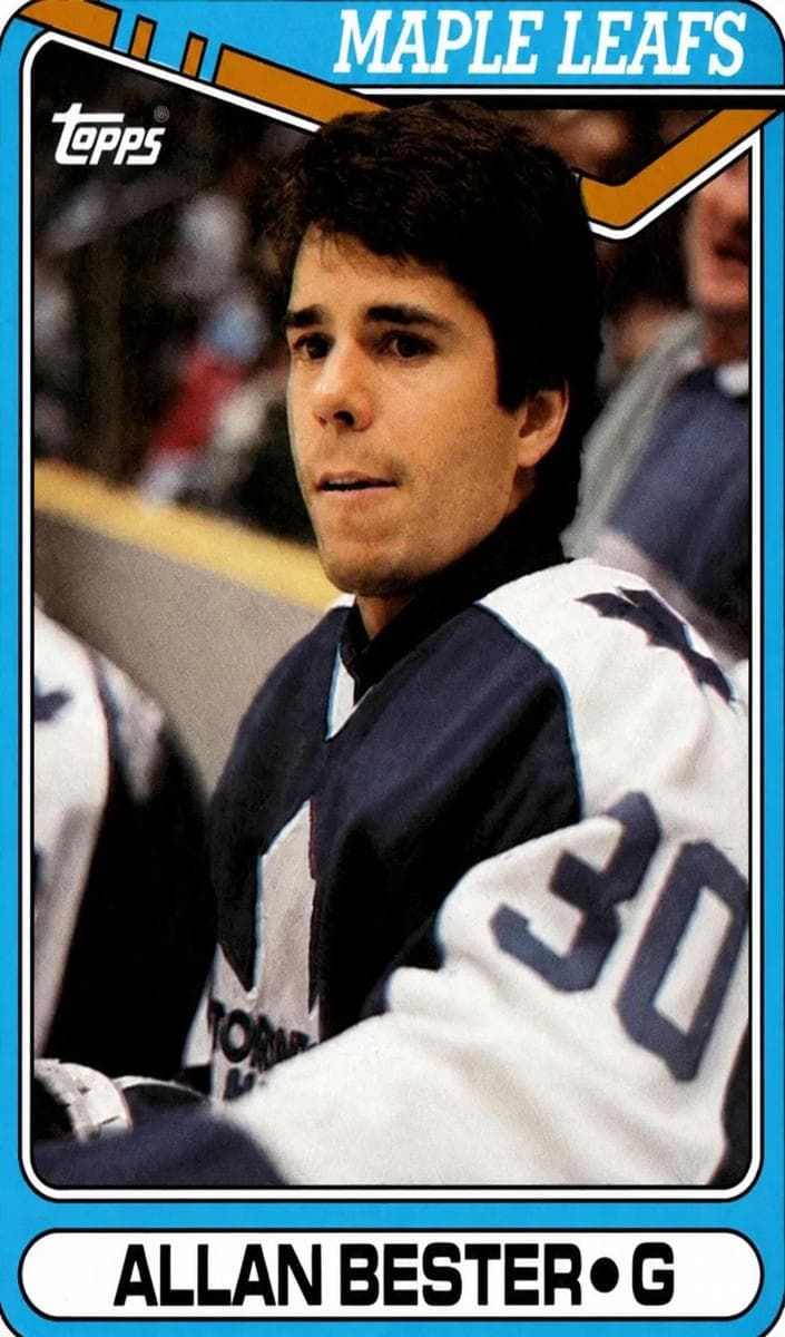 Allan Bester 1990 topps Topps