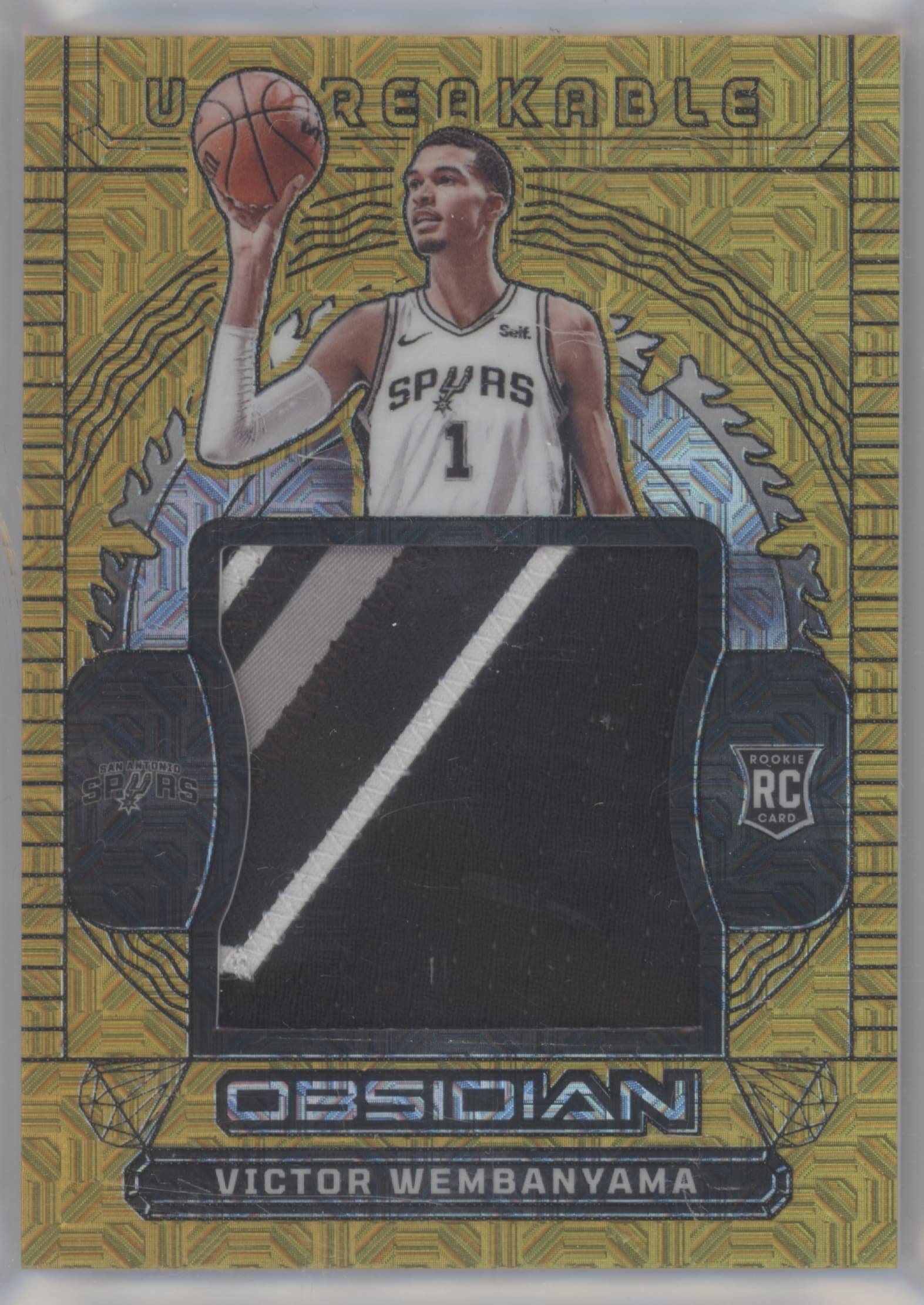 Victor Wembanyama 2023 panini Obsidian