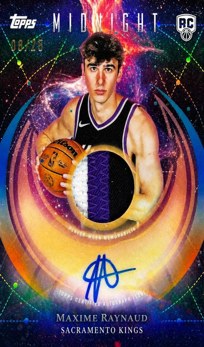 Maxime Raynaud 2025 topps Topps Midnight