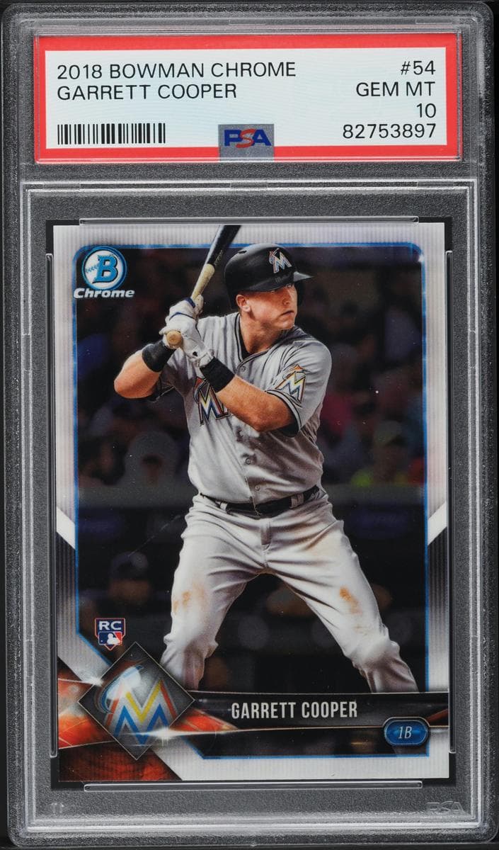 Garrett Cooper 2018 bowman Bowman Chrome