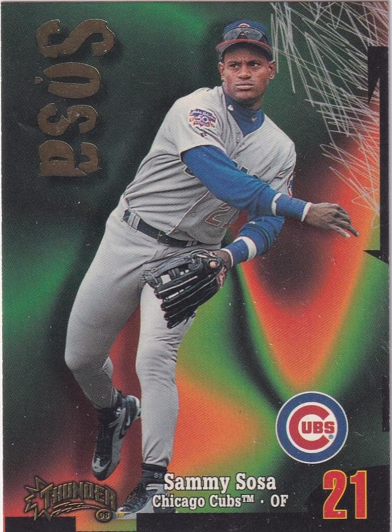Sammy Sosa 1998 unknown Circa Thunder