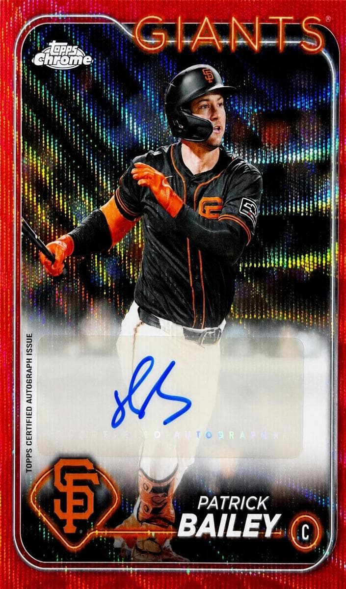 Patrick Bailey 2024 topps Topps Chrome Update
