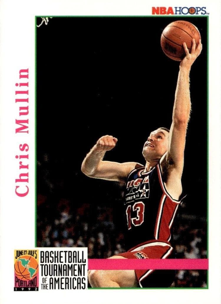 Chris Mullin 1992 panini Hoops
