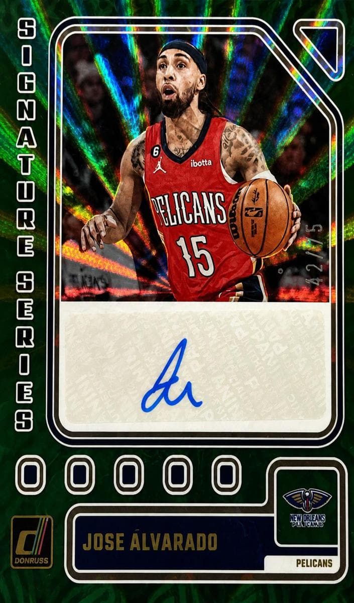 Jose Alvarado 2023 panini Donruss Optic