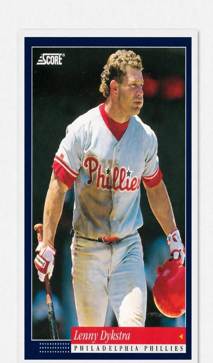 Lenny Dykstra 1994 panini Score