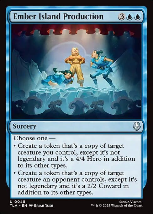 Ember Island Production 2025 Magic: The Gathering Avatar: The Last Airbender