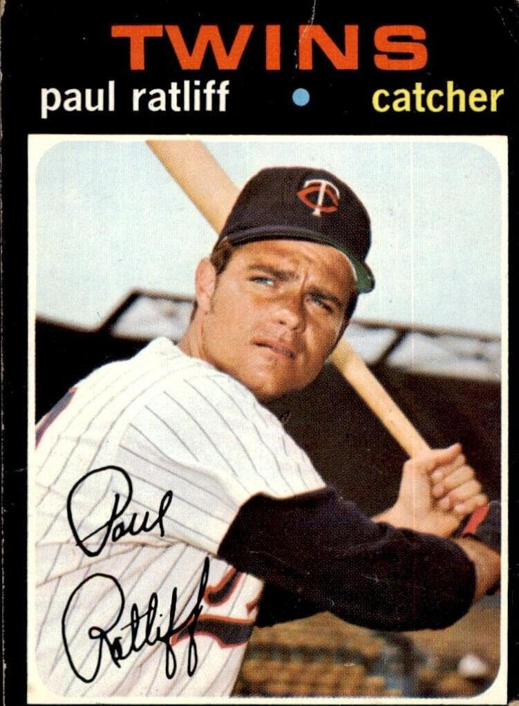 Paul Ratliff 1971 topps Topps