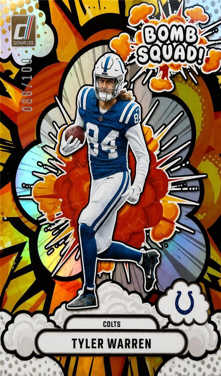 Tyler Warren 2025 panini Donruss