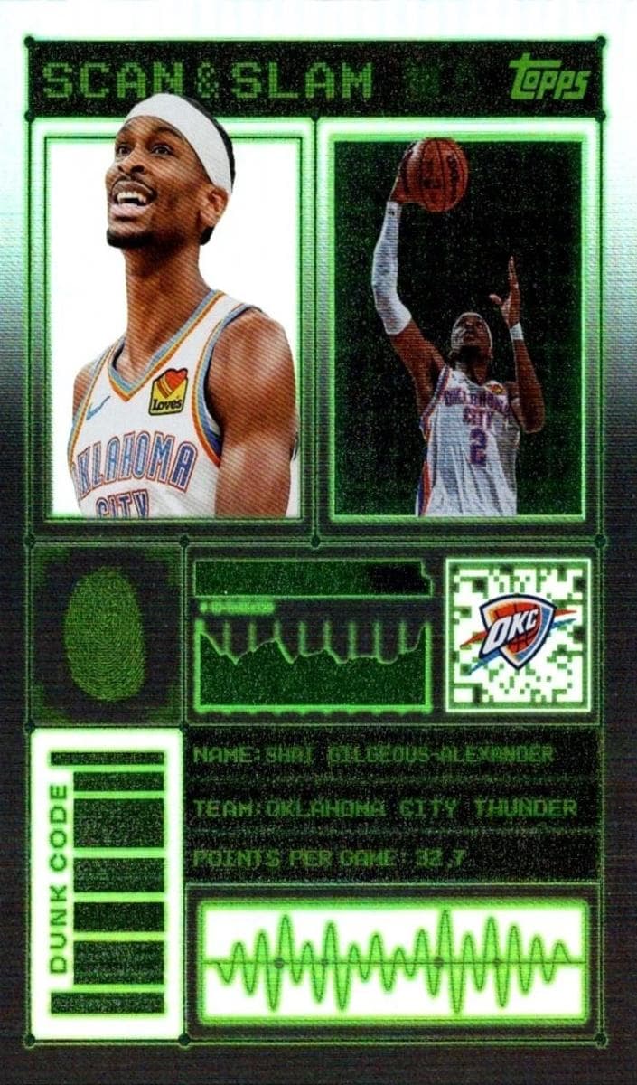 Shai Gilgeous-Alexander 2025 topps Topps