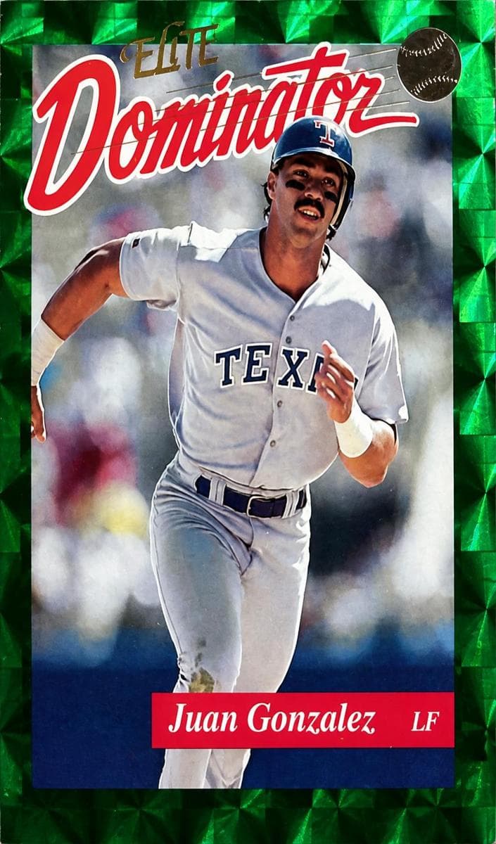 Juan Gonzalez 1993 panini