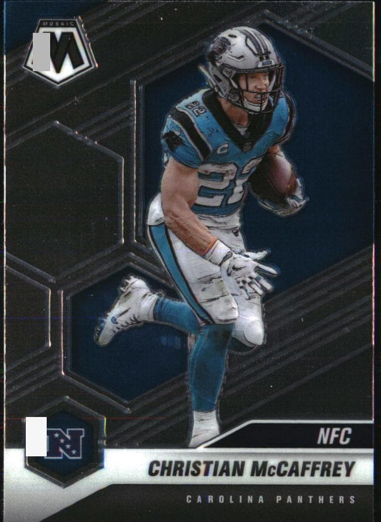 Christian McCaffrey 2021 panini Panini Mosaic