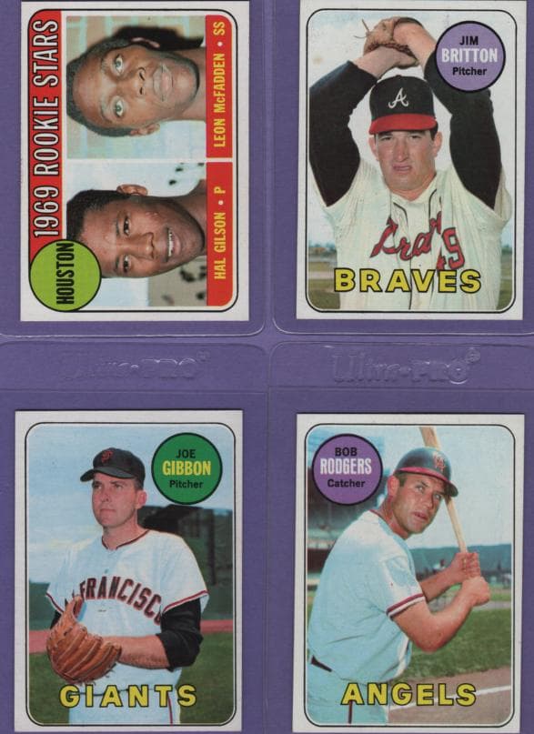 Joe Gibbon 1969 topps Topps