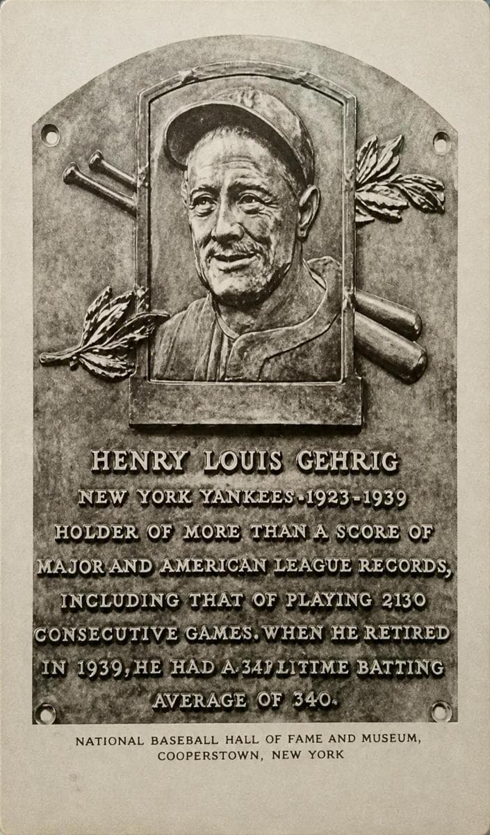 Lou Gehrig #nno