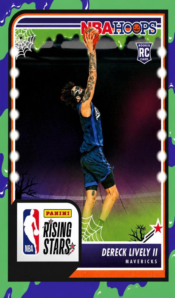 Dereck Lively II 2023 panini Hoops Haunted Hoops