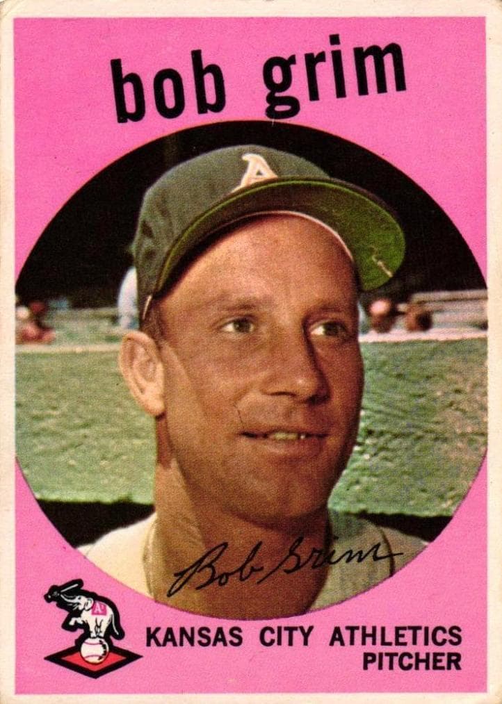 Bob Grim 1959 topps Topps