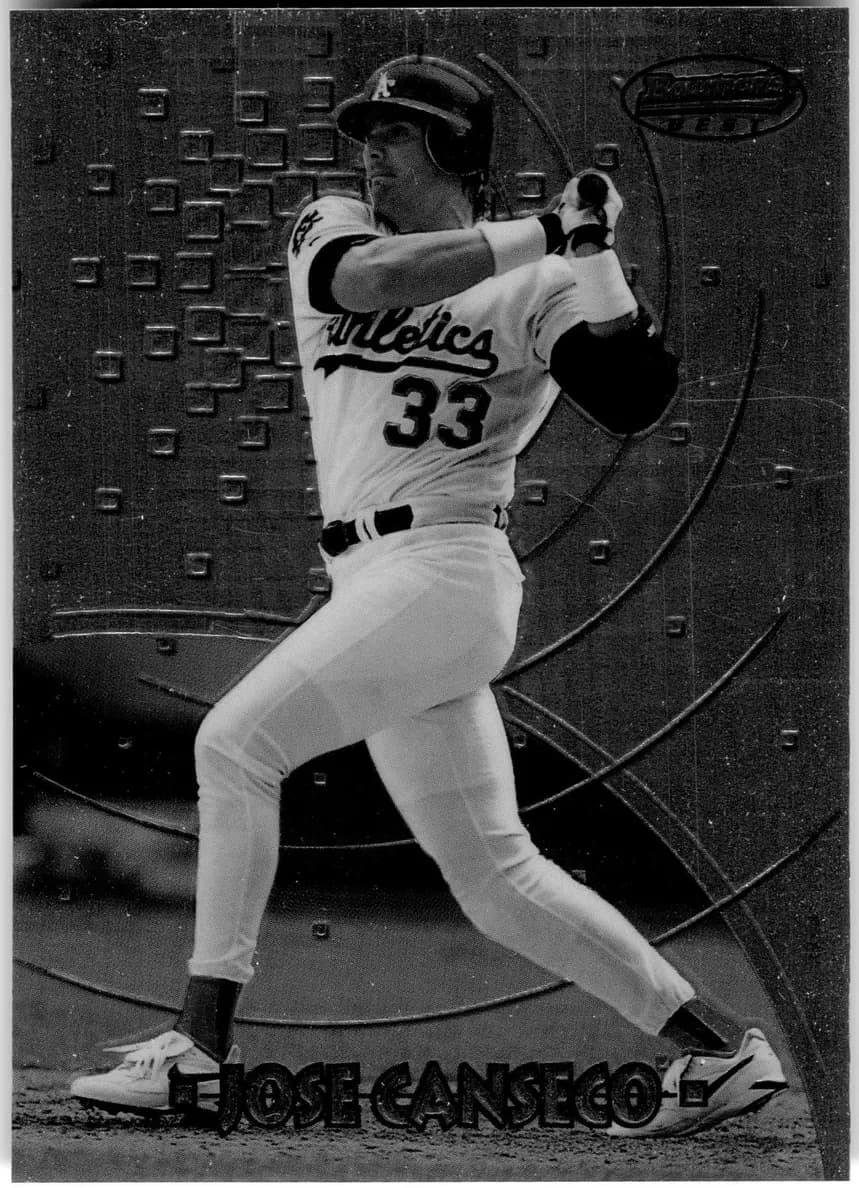 Jose Canseco 1997 bowman Bowman's Best