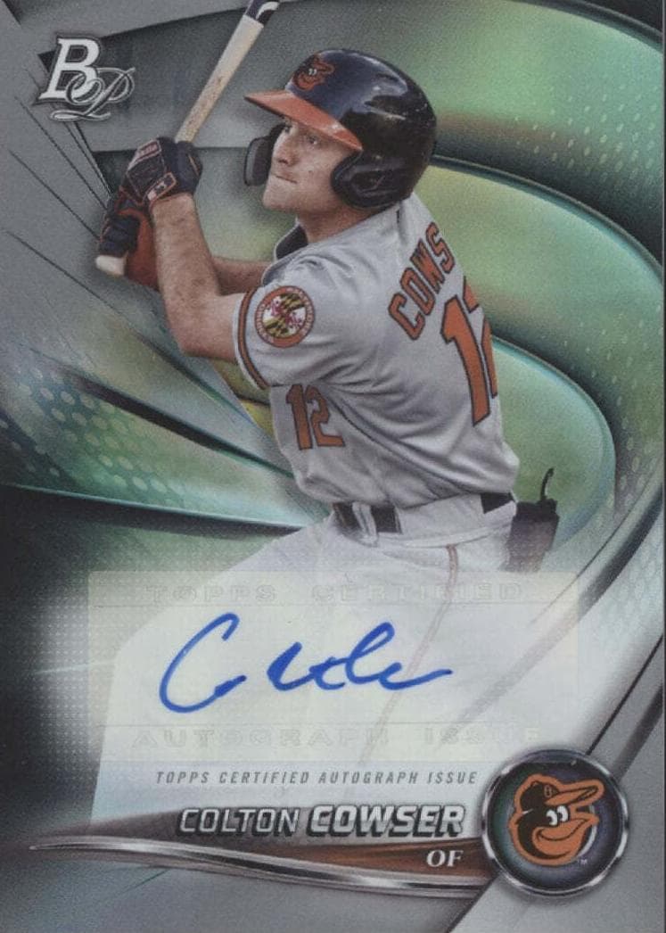 Colton Cowser 2022 bowman Bowman Platinum