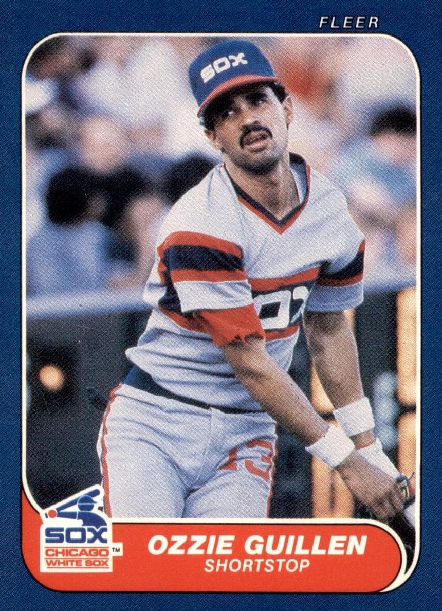 Ozzie Guillen trading card