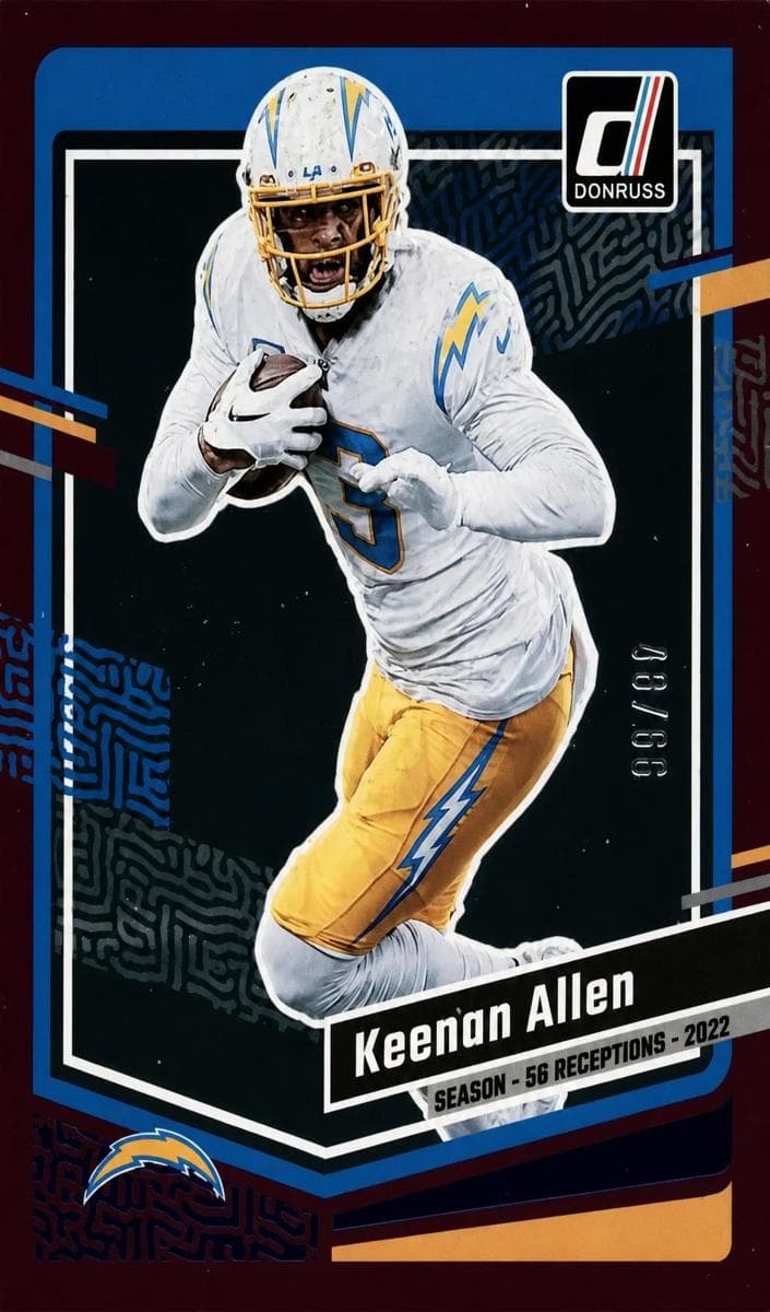 Keenan Allen 2023 panini Panini Donruss