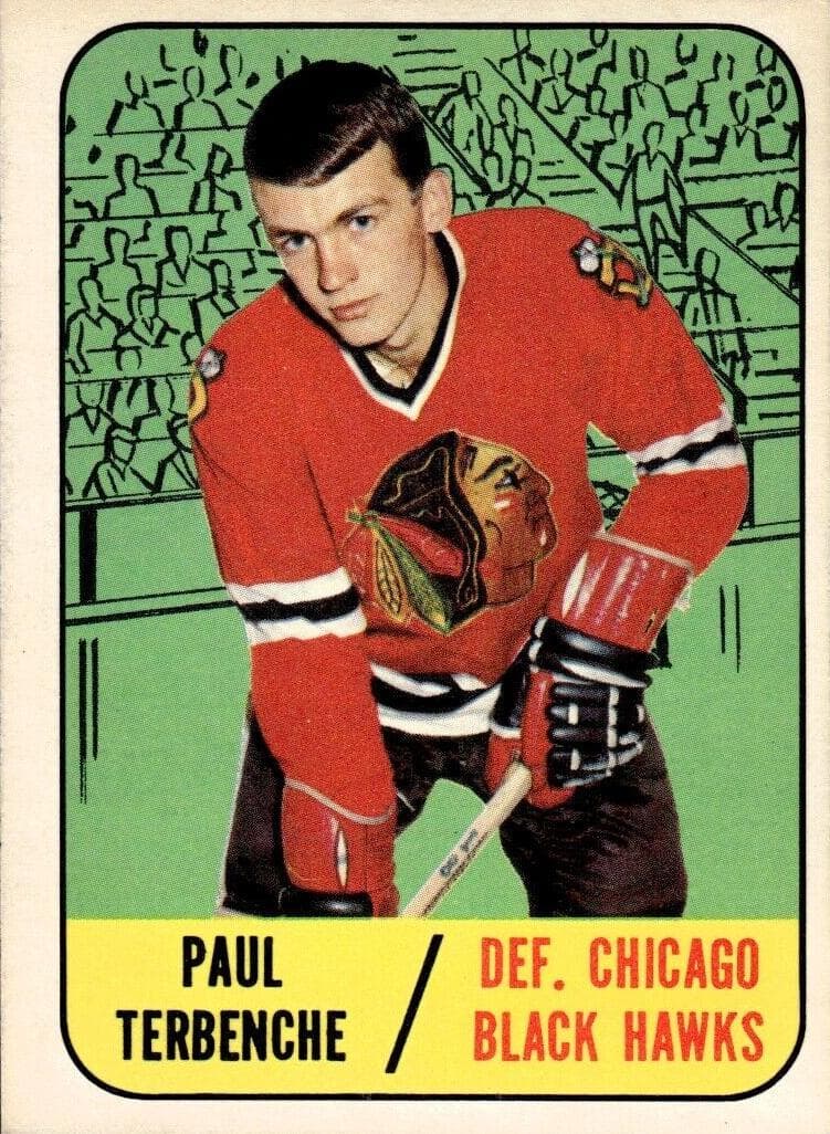 Paul Terbenche 1967 topps Topps