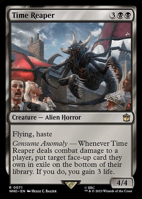 Time Reaper 2023 Magic: The Gathering Doctor Who Foil
