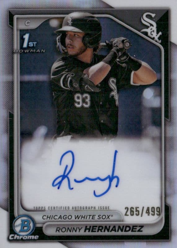 Ronny Hernandez trading card