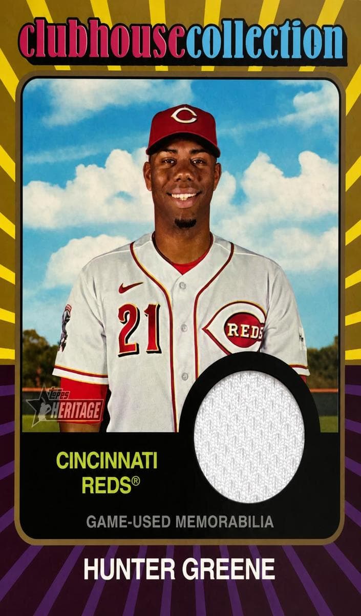 Hunter Greene 2024 topps Topps Heritage