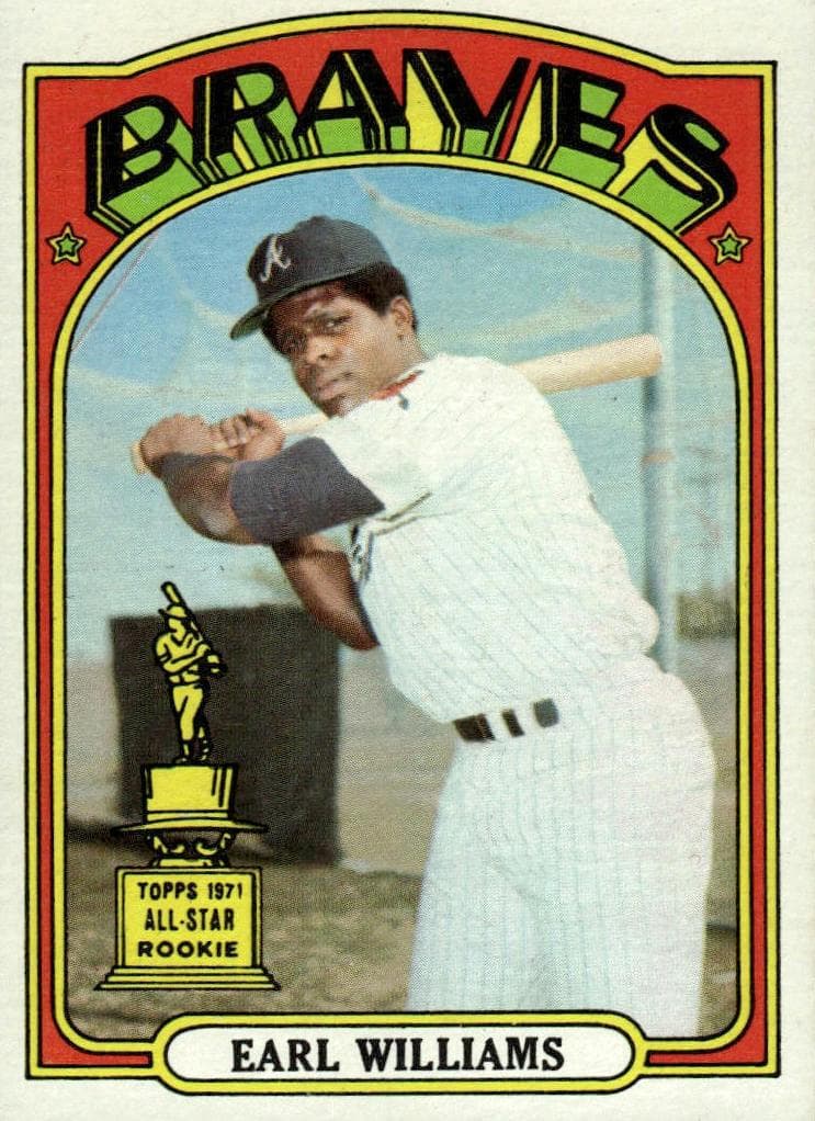 Earl Williams 1972 topps Topps