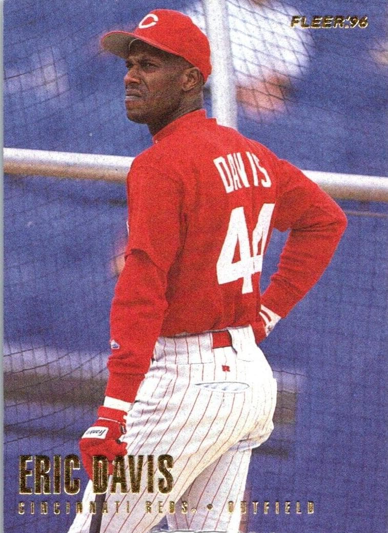 Eric Davis 1996 fleer Fleer Update