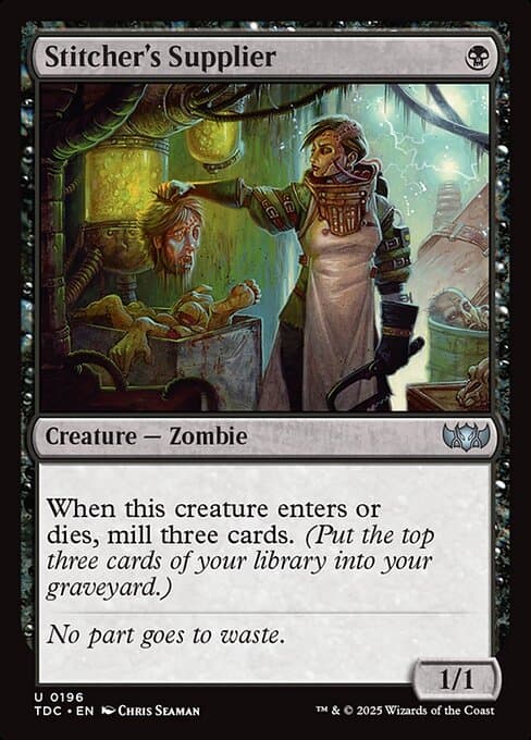 Stitcher's Supplier 2025 Magic: The Gathering Tarkir: Dragonstorm Commander