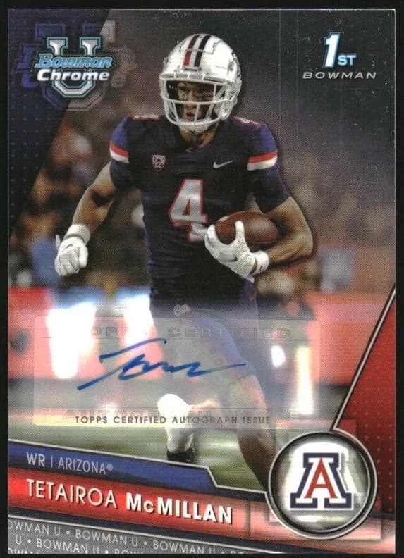 Tetairoa McMillan 2023 bowman
