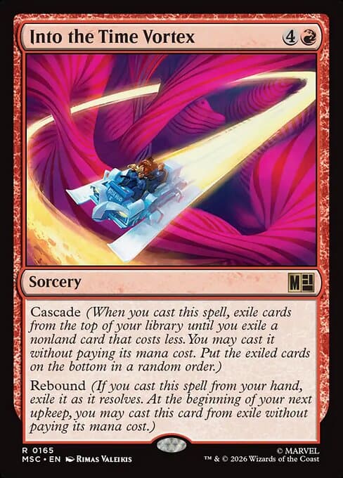 Into the Time Vortex 2023 Magic: The Gathering Doctor Who Foil