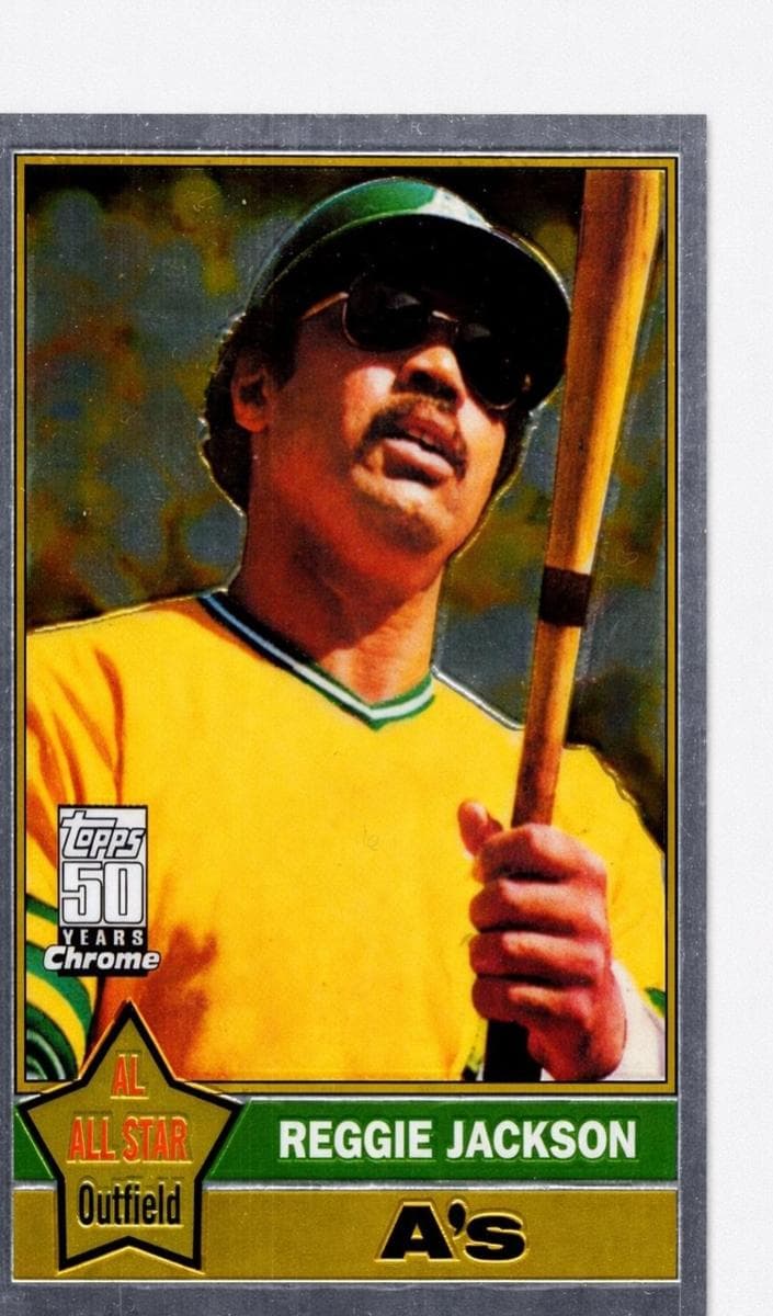 Reggie Jackson 2001 topps Topps Chrome