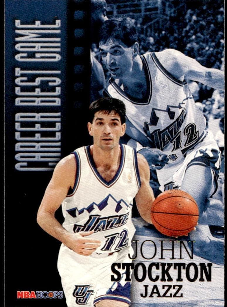 John Stockton 1996 panini Hoops