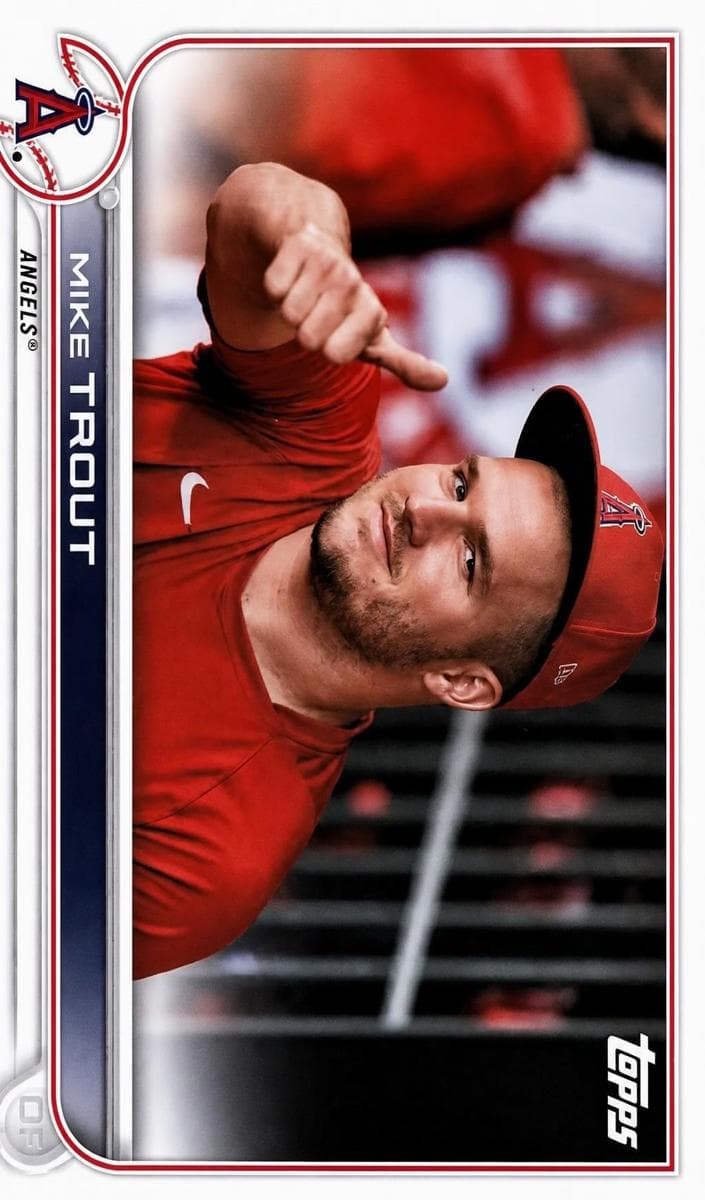 Mike Trout 2022 topps Topps 1st Edition