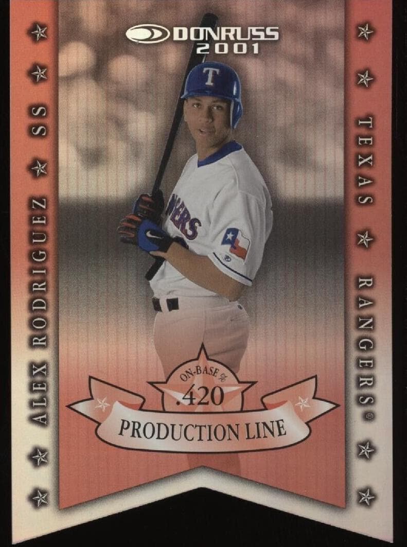 Alex Rodriguez 2001 panini Donruss