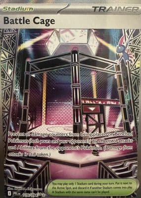 Battle Cage trading card