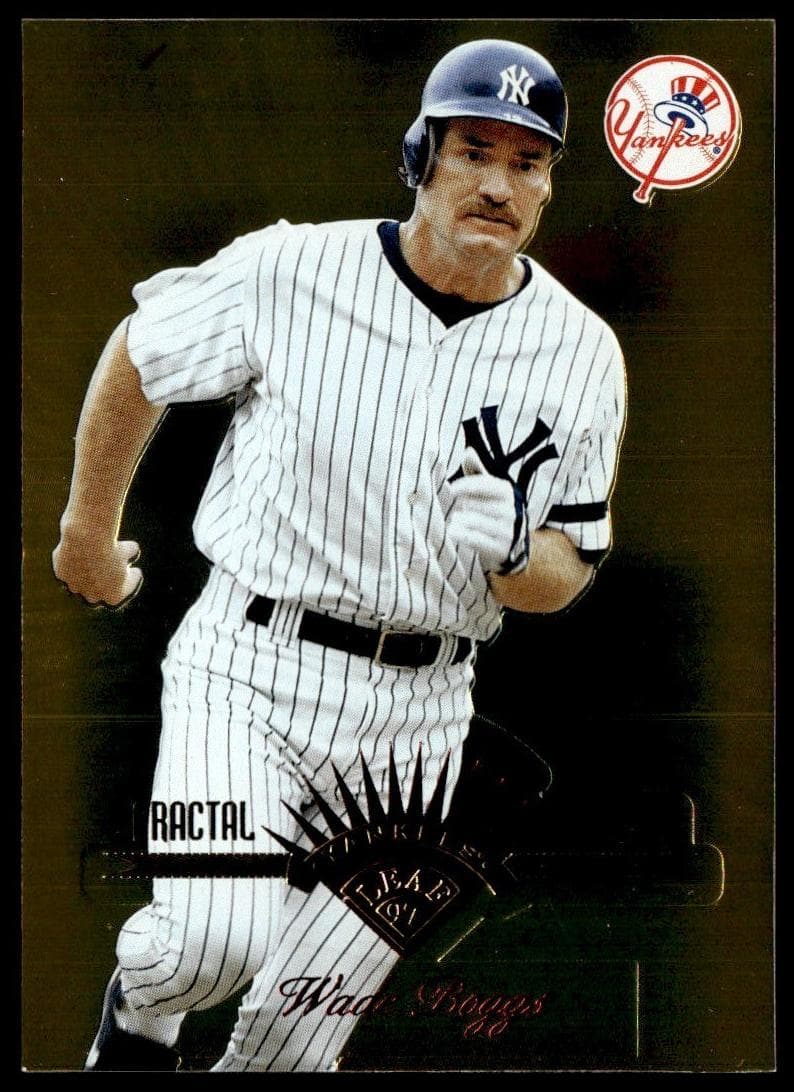 Wade Boggs 1997 leaf Leaf