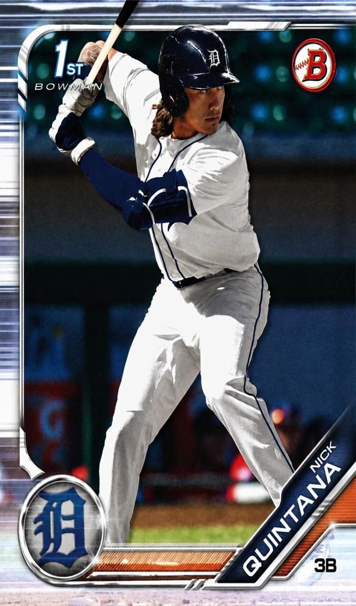 Nick Quintana 2019 bowman Bowman Draft