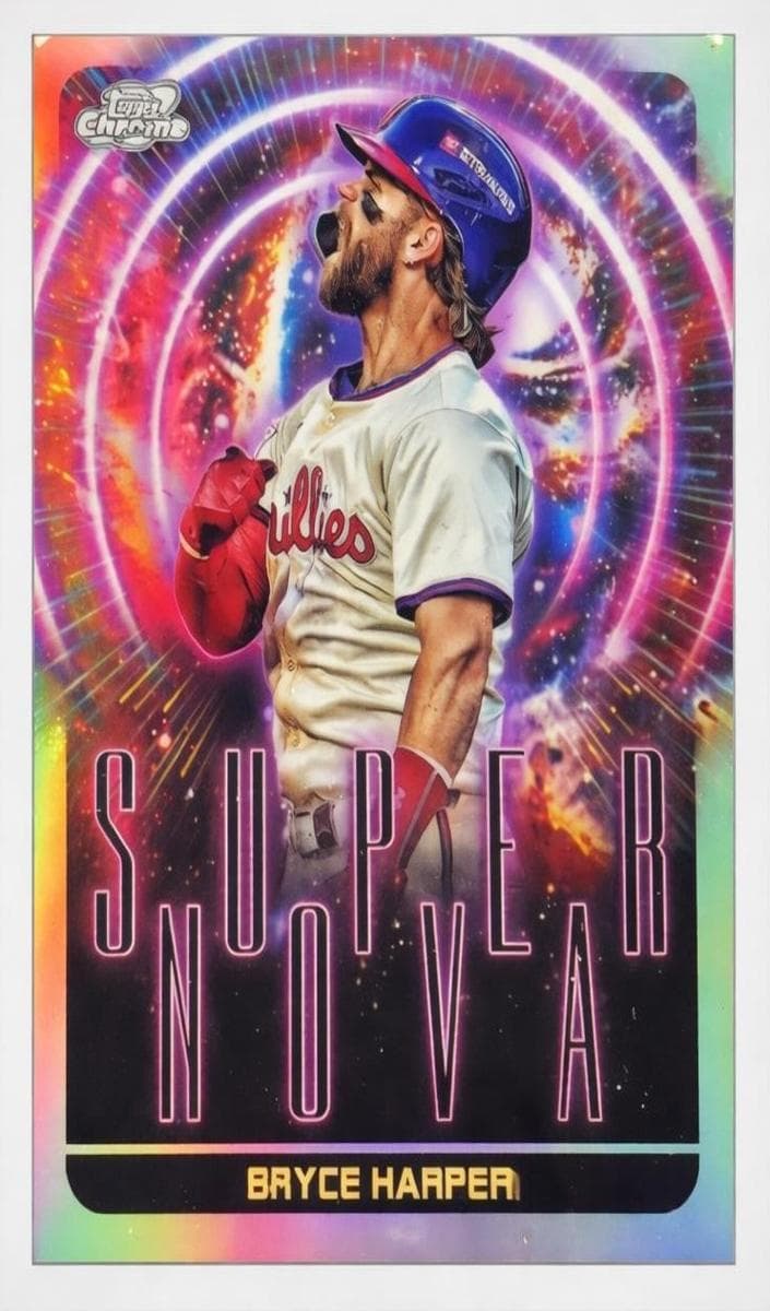 Bryce Harper 2025 topps Topps Cosmic Chrome