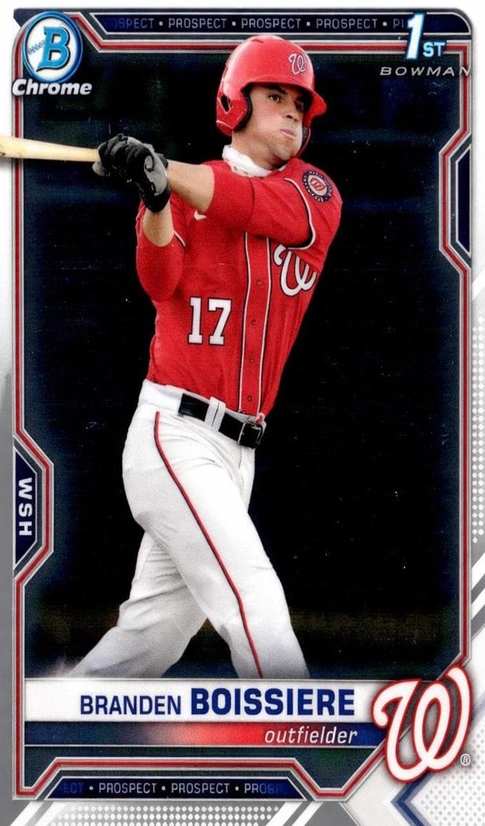 Branden Boissiere 2021 bowman Bowman Draft