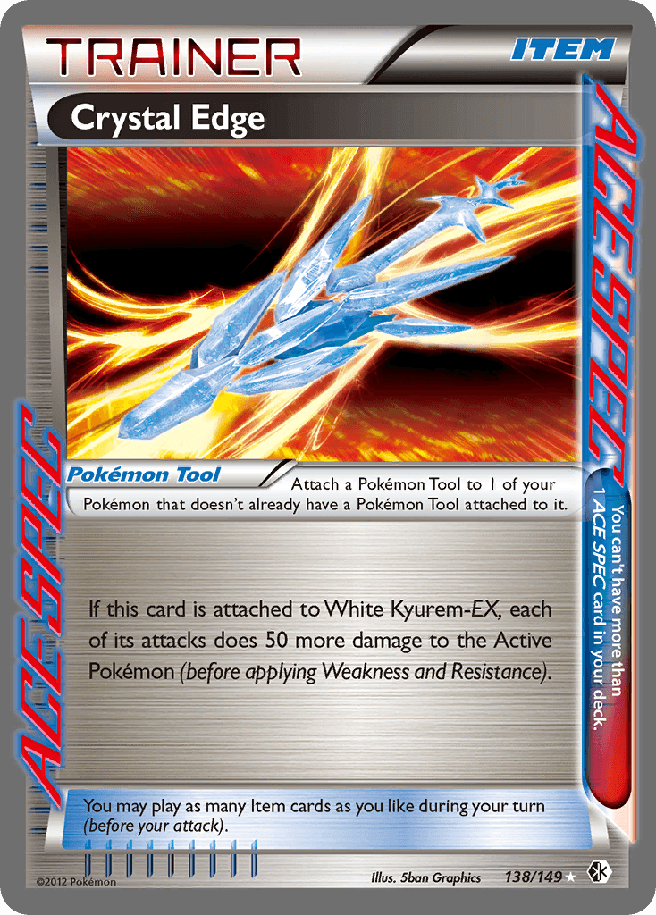 Crystal Edge 2012 Pokemon Japanese Cold Flare