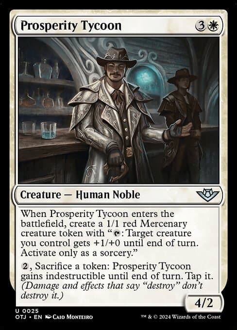 Prosperity Tycoon 2024 Magic: The Gathering Outlaws of Thunder Junction