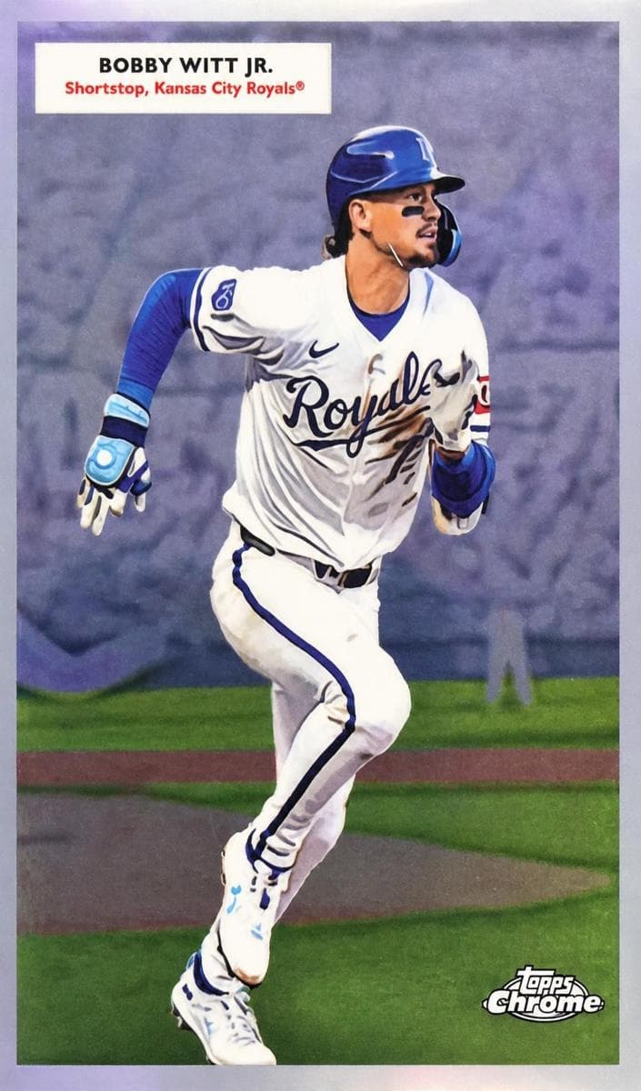 Bobby Witt Jr. / George Brett trading card