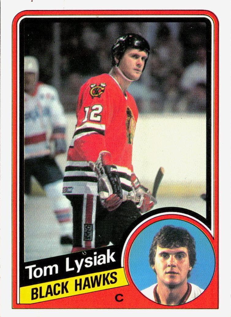 Tom Lysiak trading card