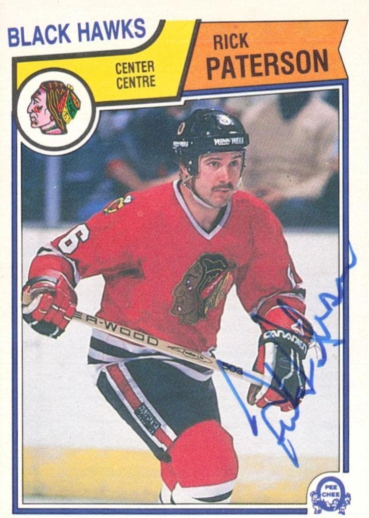 Rick Paterson trading card