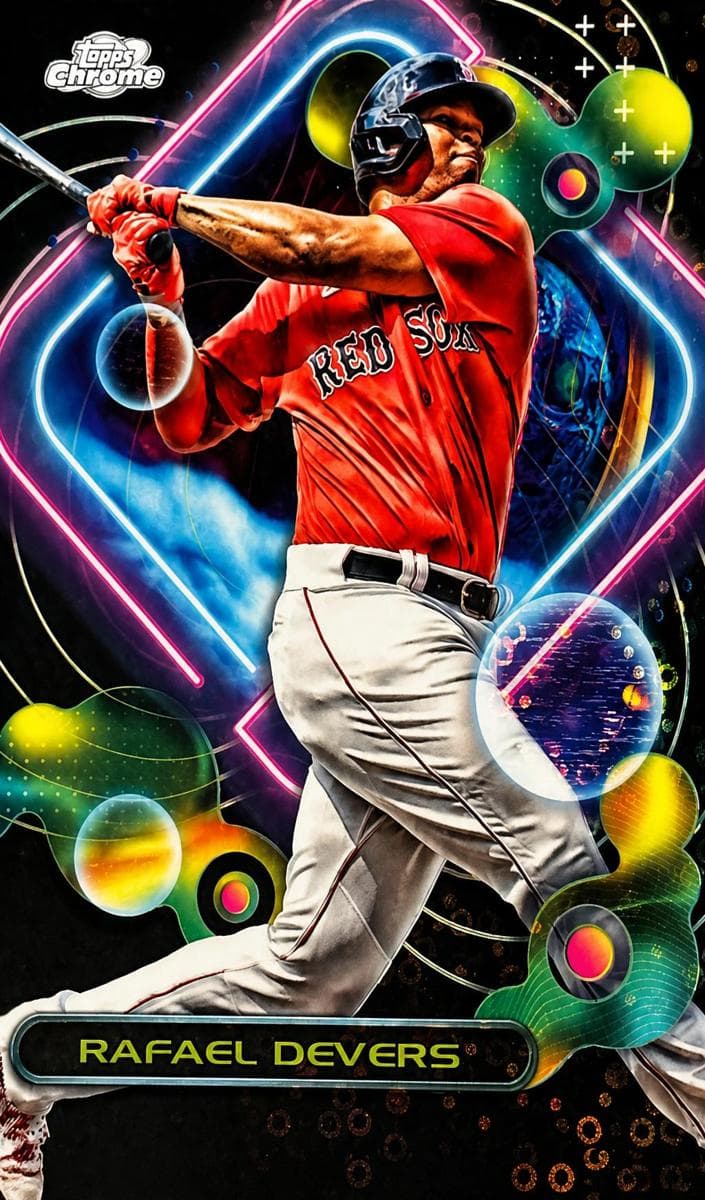 Rafael Devers 2023 topps Topps Cosmic Chrome