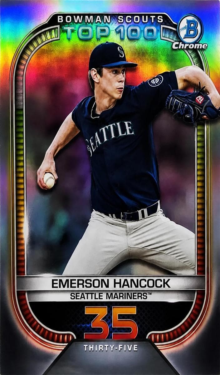 Emerson Hancock 2021 bowman Bowman