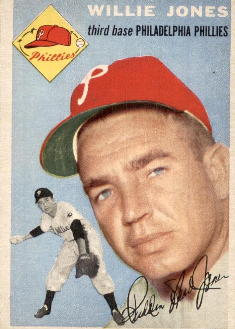 Willie Jones 1954 topps Topps