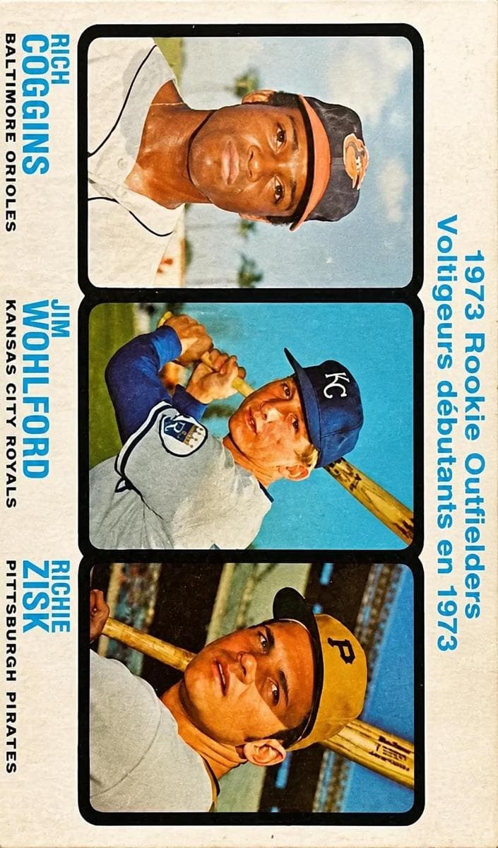 1973 Rookie Outfielders (Rich Coggins / Jim Wohlford / Richie Zisk) #611